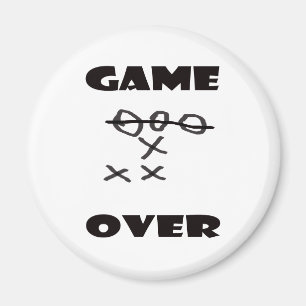 GAME OVER MAGNET