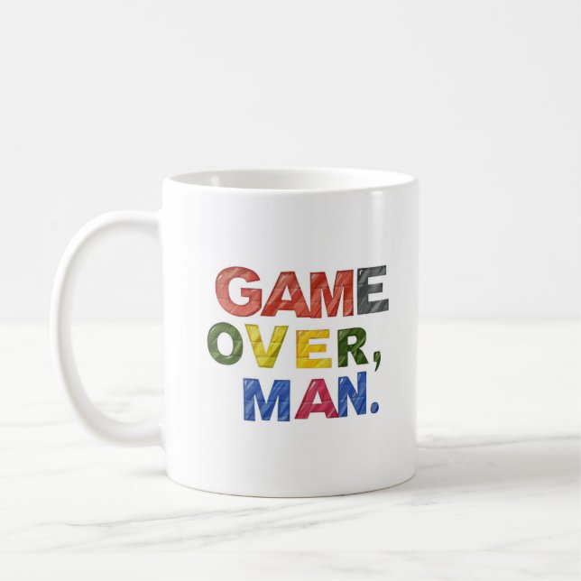 Game Over, Man Coffee Mug (Left)