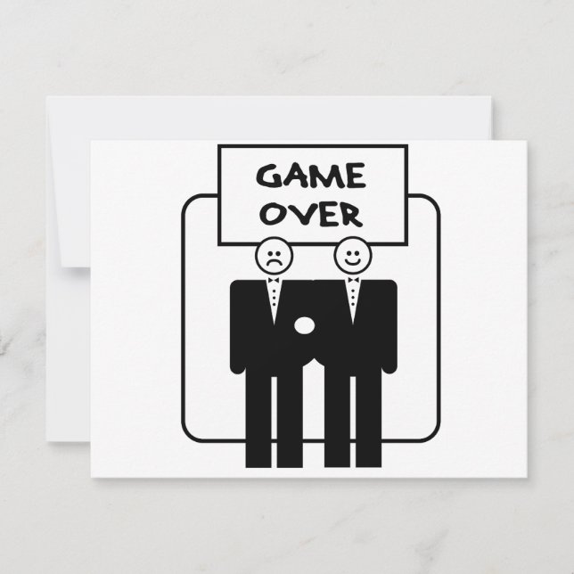 "Game Over" Marriage (Homosexual) (Front)