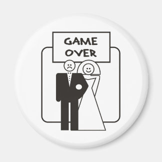 Game Over Marriage Magnet