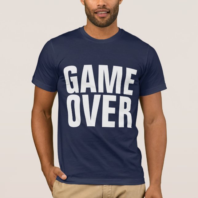GAME OVER MEN'S ENGAGEMENT T-Shirts (Front)