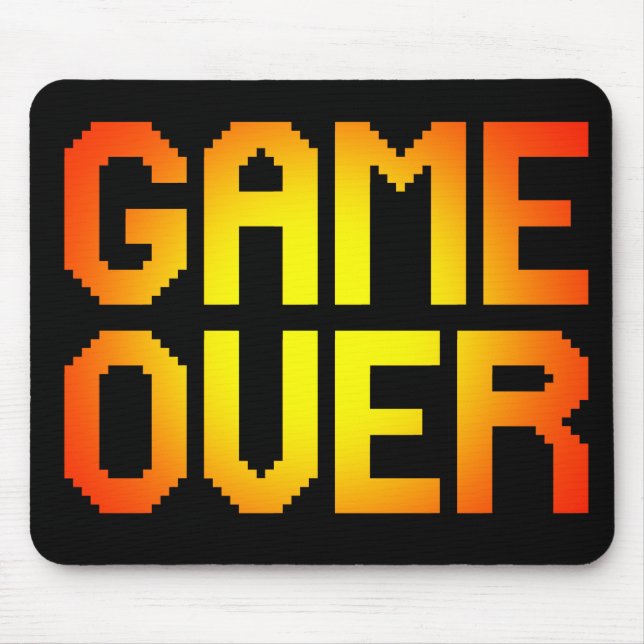 GAME OVER MOUSE MAT (Front)