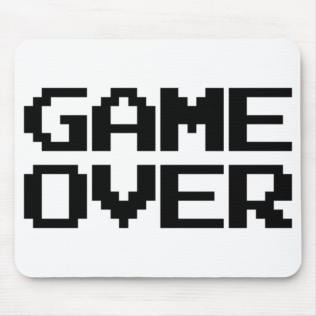 Game Over Mouse Mat (Front)