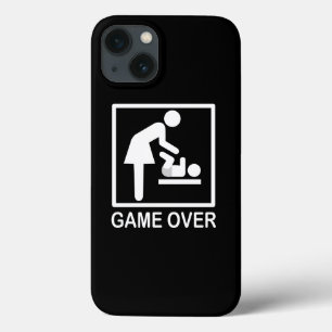 Game Over Mum Funny Pictograph iPhone 13 Case