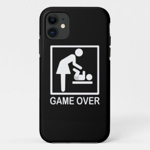 Game Over Mum Funny Pictograph iPhone 11 Case