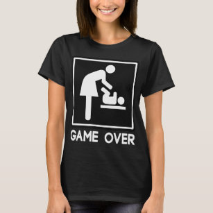 Game Over New Baby for Parent Mum T-Shirt