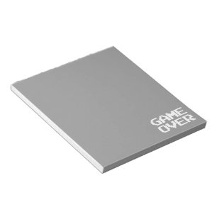 Game Over Notepad