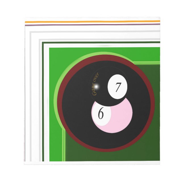 GAME OVER NOTEPAD (Front)