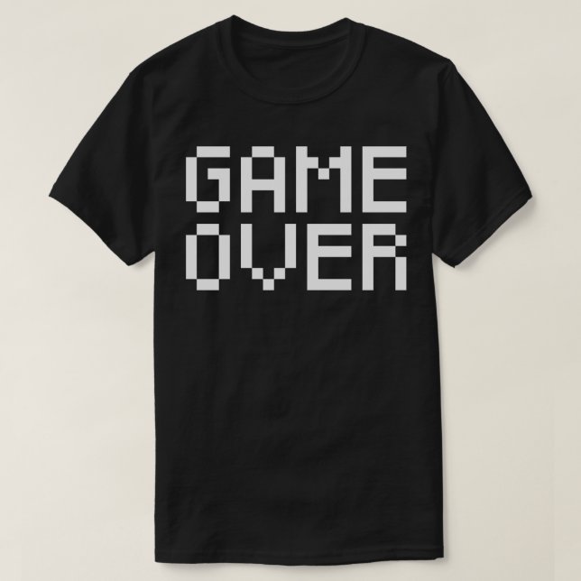 Game Over pixel T-Shirt (Design Front)