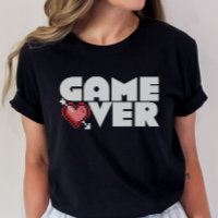 Game Over Pixilated Gamer