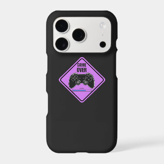 Game Over Purple  iPhone Case