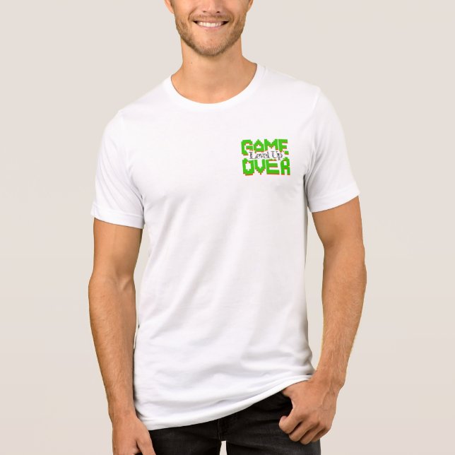 Game Over: Restore Old-School Fun, Level Up Today Tri-Blend Shirt (Front)