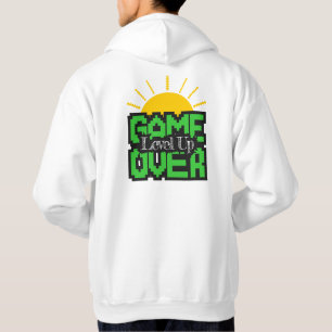 Game Over: Revive Old Games, Level Up Your Game Hoodie