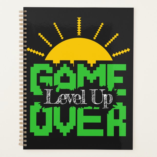 Game Over: Revive Old Games, Level Up Your Game Planner (Front)