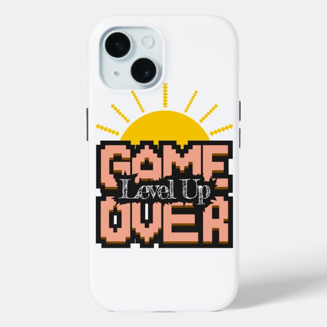 Game Over, Revive retro games with, level up Case-Mate iPhone Case (Back)