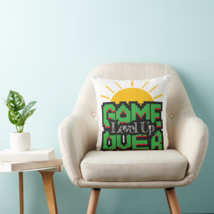 Game Over, Revive retro games with, level up Cushion