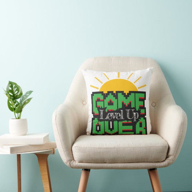 Game Over, Revive retro games with, level up Cushion (Chair)