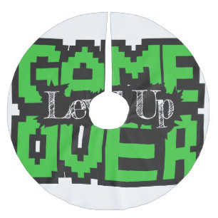 Game Over, Revive Vintage Classics and Level Up Brushed Polyester Tree Skirt