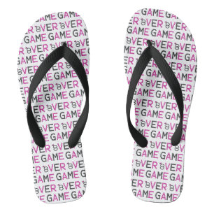 Game over ring wedding flip flops
