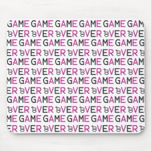 Game over ring wedding mouse mat