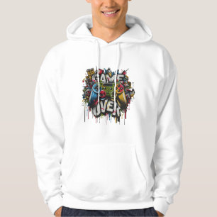 "Game Over" Streetwear Graphic Hoodie