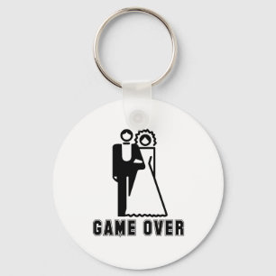 GAME OVER T-shirt Key Ring
