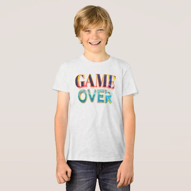 Game Over Tri-Blend Shirt (Front Full)