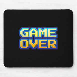 Game Over Vintage Retro Video Game Arcade 80s 90s  Mouse Mat