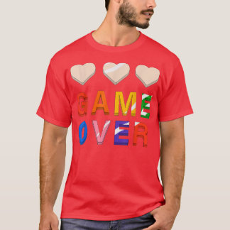 Game Over Vintage Retro Video Games Gaming gift T-Shirt