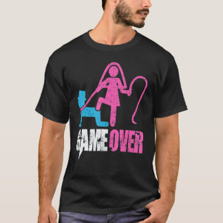 Game Over Wedding Bride and Groom Bachelor Party T-Shirt