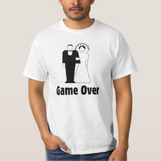 Game Over. Wedding, marriage funny t-shirt
