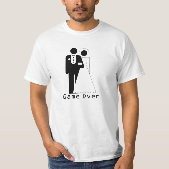 Game Over Wedding Shirt (Front)