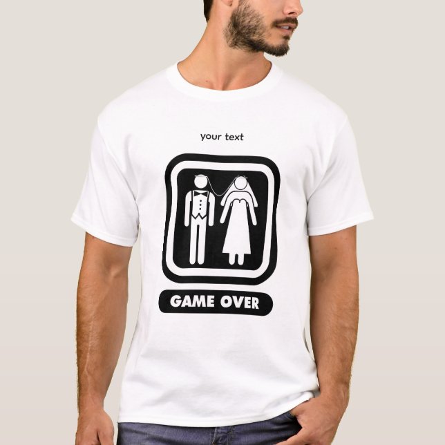 game over wedding T-Shirt (Front)