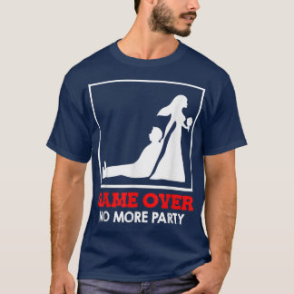 Game OverBride And Groom Wedding 783 T-Shirt