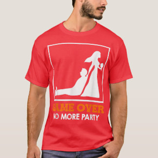 Game OverBride and Groom Wedding T-Shirt