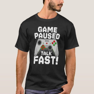 Game Paused Funny Saying Gamer Gaming Premium T-Shirt