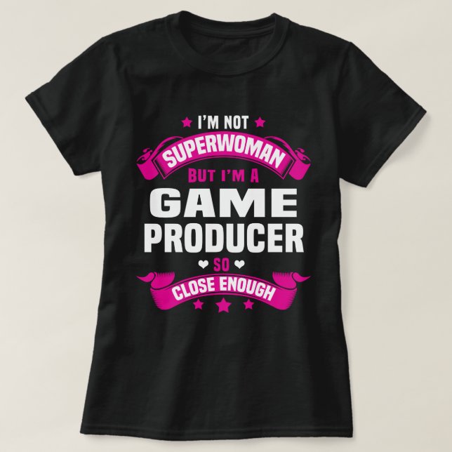 Game Producer T-Shirt (Design Front)