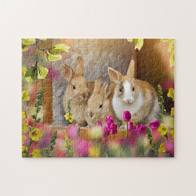 Game Puzzle-Bunnies Jigsaw Puzzle (Horizontal)