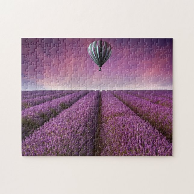 Game Puzzle-Lavender Field Jigsaw Puzzle (Horizontal)