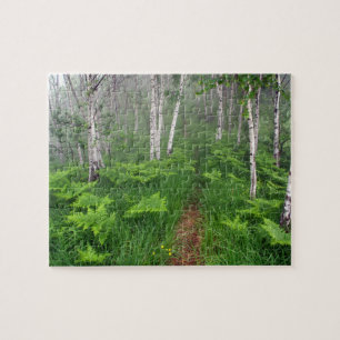 Game Puzzle-Lush Green Forest Jigsaw Puzzle