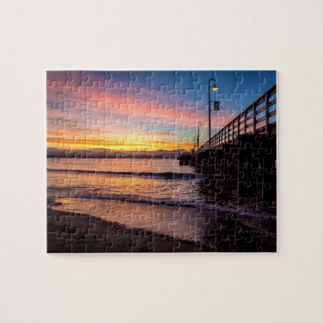 Game Puzzle-Sunset Scene Jigsaw Puzzle (Horizontal)