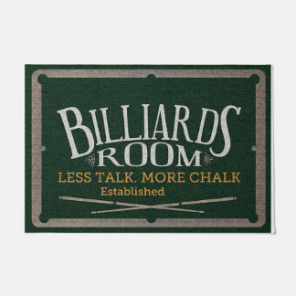Game Room Decoration, Billiards Room  Doormat