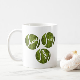 GAME SET MATCH COFFEE MUG