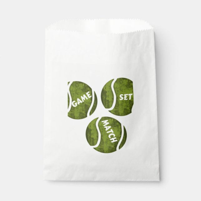 GAME SET MATCH FAVOUR BAGS (Front)