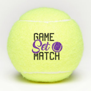 Game Set Match Tennis Balls