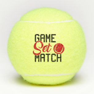 Game Set Match Tennis Balls