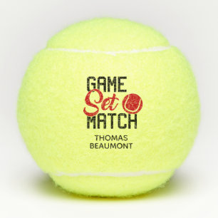 Game Set Match Tennis Balls