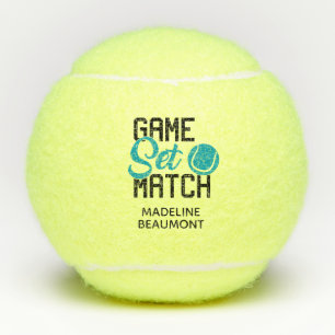 Game Set Match Tennis Balls