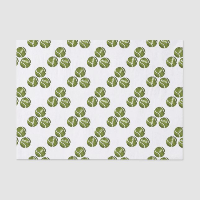 GAME SET MATCH TISSUE PAPER (Front)