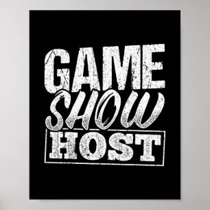 Game Show Host - Party Trivia Night Gamer Entertai Poster